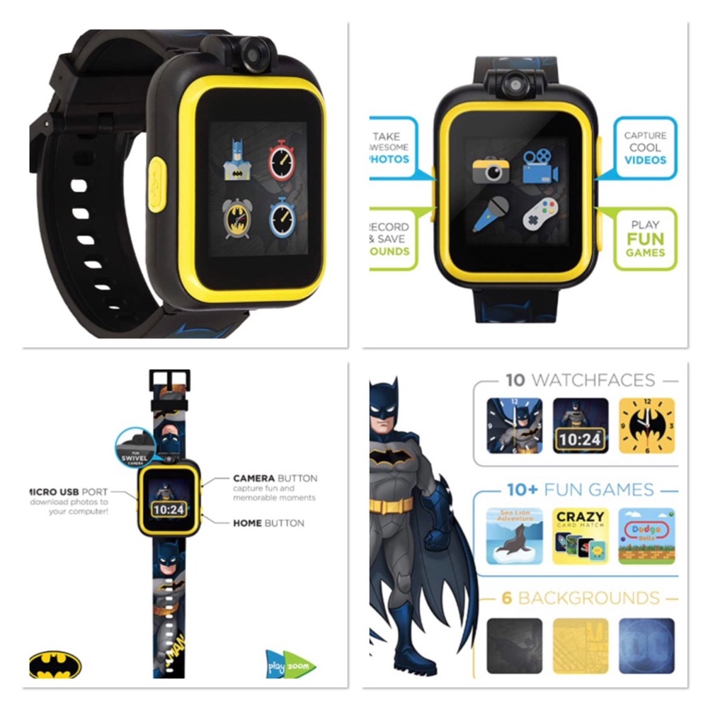 🚨Final Sale🚨! NIB Kid Smartwatch Batman Video,Camera,Games,Music